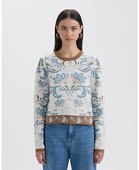 Nvlt Women's Crew Neck Sweater