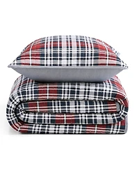 Tommy Hilfiger Collegiate Tartan Cotton Reversible -Pc. Quilt Set