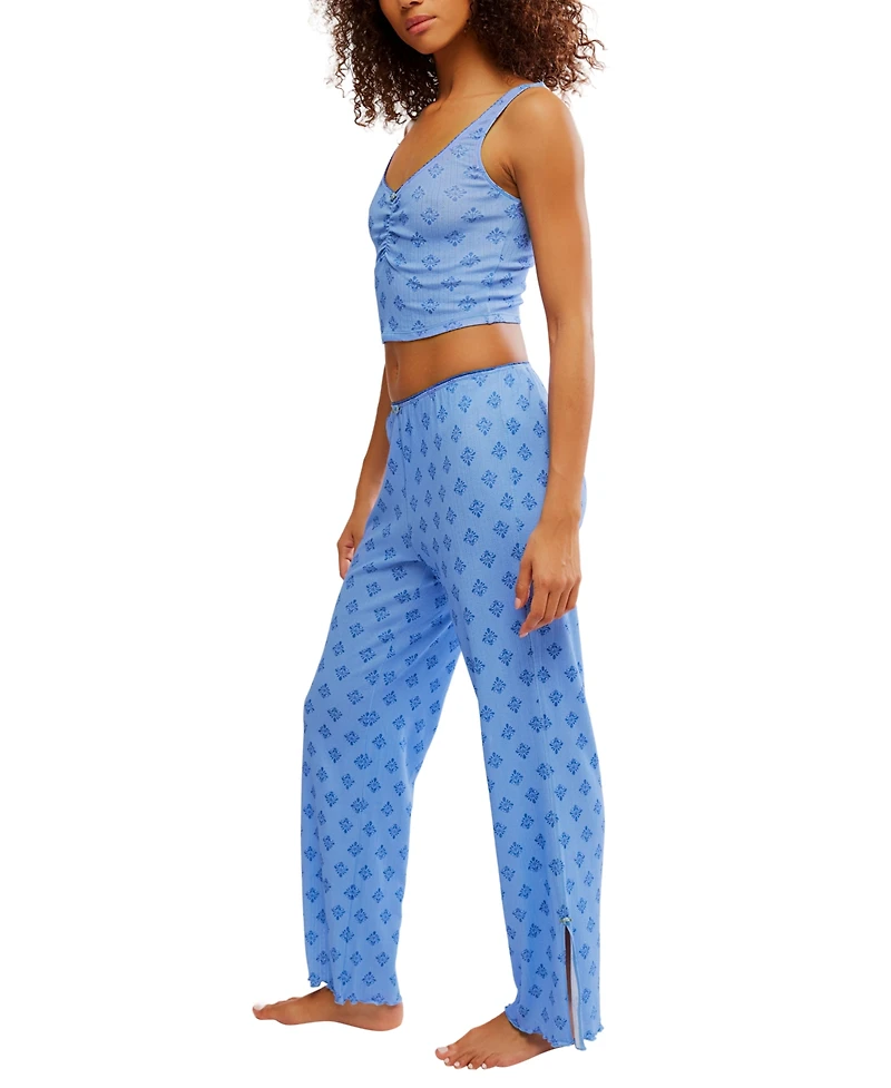 Free People Women's Fresh Love Printed Lounge Set