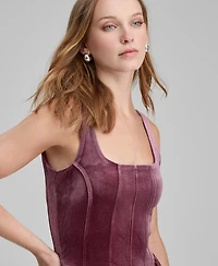 And Now This Women's Velvet Corset Mini Dress, Macy's Exclusive