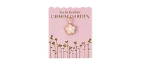 Lucky Feather Charm Garden - Gold - Flower Charm