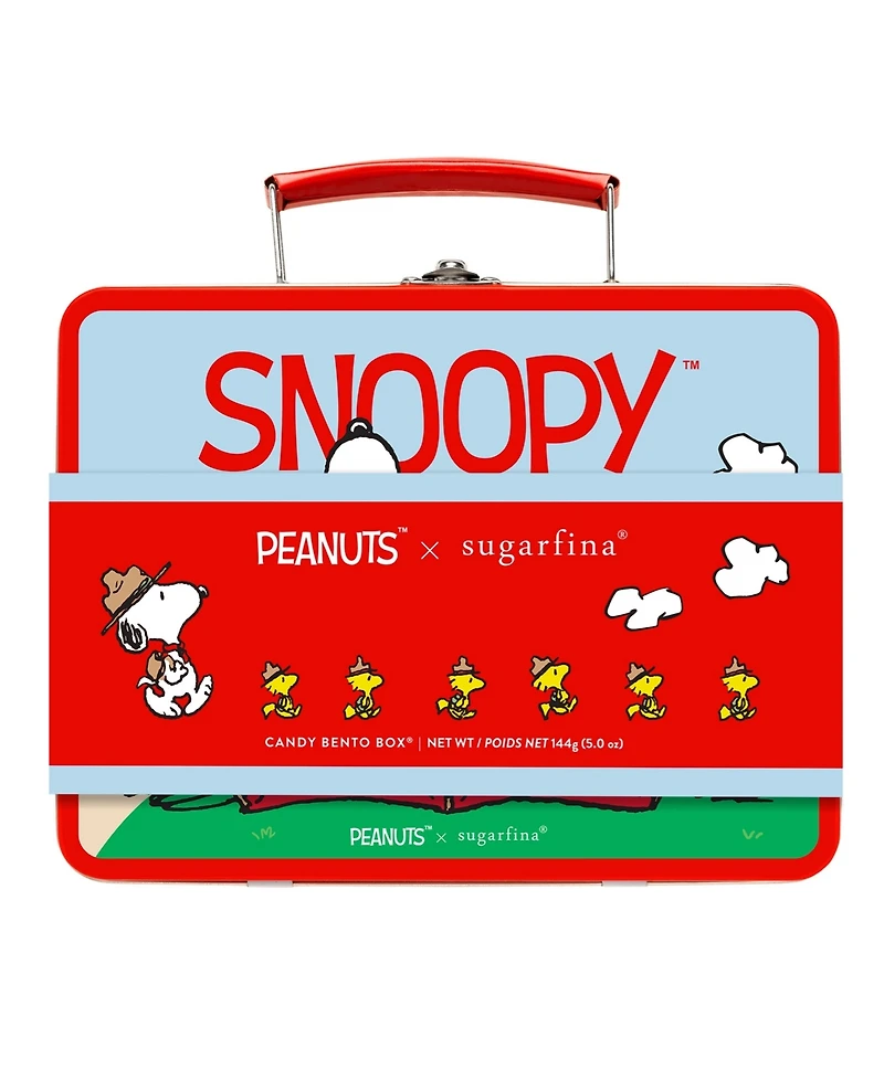 Sugarfina Tin Lunch Box Bento Box Peanuts, 3 Pack