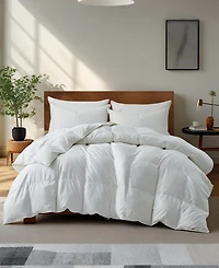 Unikome All Season White Goose Down Fiber Comforter