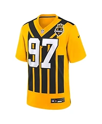 Nike Men's Cameron Heyward Gold Pittsburgh Steelers Alternate 1933 Throwback Game Jersey