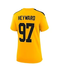 Nike Women's Cameron Heyward Gold Pittsburgh Steelers Alternate 1933 Throwback Game Jersey