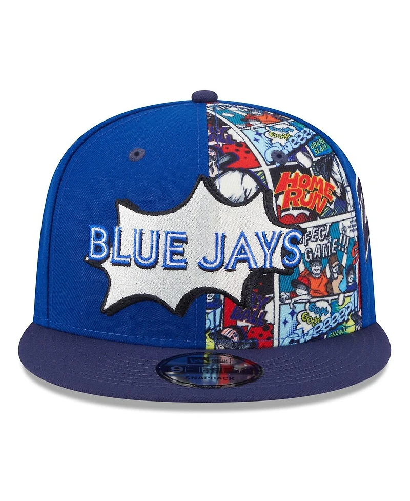 New Era Men's Royal/Navy Toronto Blue Jays 2025 Mlb Diamond Hero Edition 9FIFTY Snapback Hat