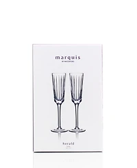 Marquis by Waterford Herald Flute Glasses, Set of 2