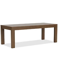Davie Cracked Oak Rectangle Dining Table