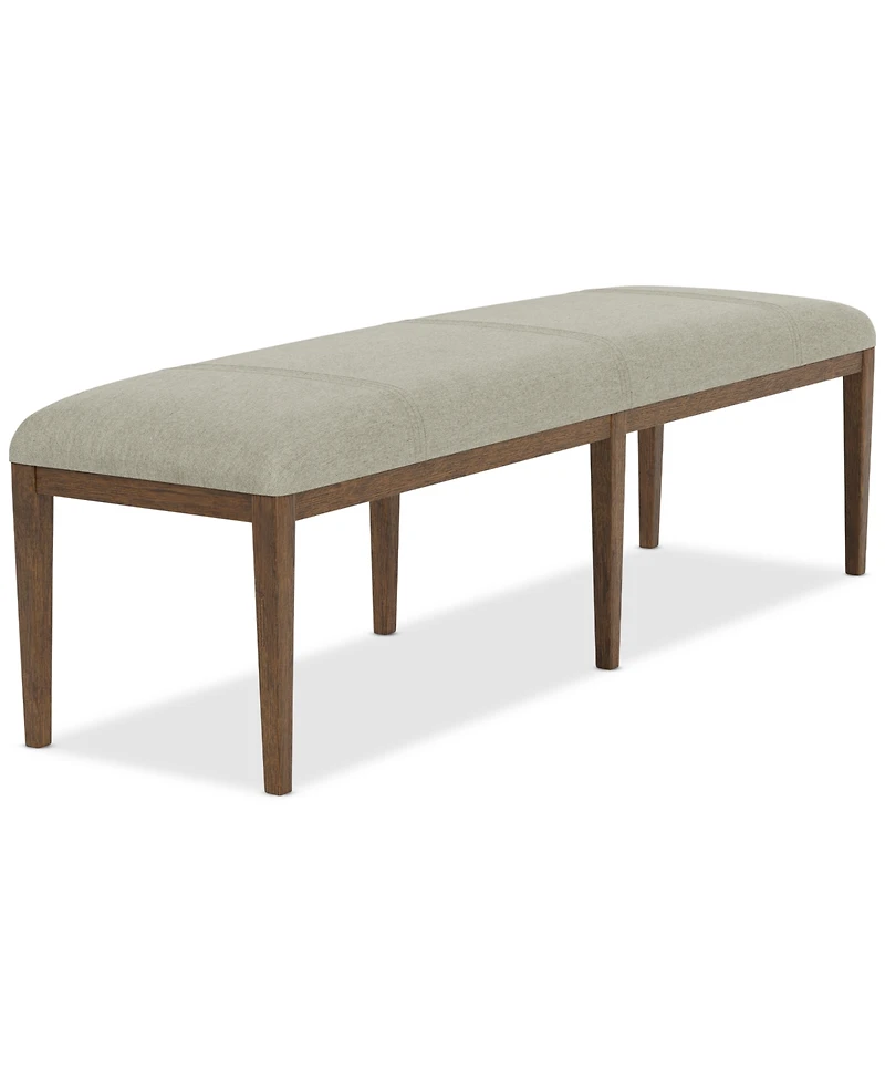 Davie Cracked Oak Dining Bench