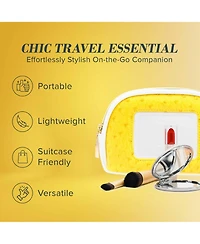 Omm Collection Ostrich Style Makeup Case