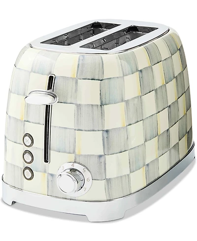 MacKenzie-Childs Sterling Check 2-Slice Toaster