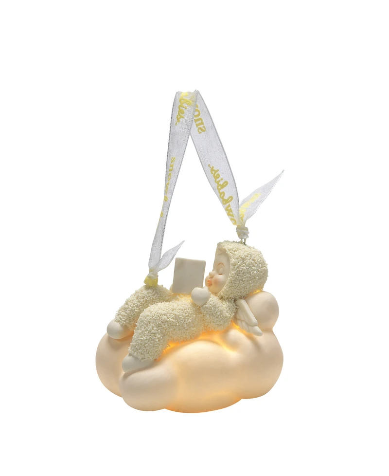Department 56 Snowbabies Reading in the Clouds Ornament