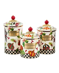 MacKenzie-Childs Deck the Halls Medium Canister