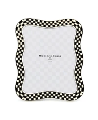 Mackenzie-Childs Wavy Check Silver Plated Frame, 8" x 10"