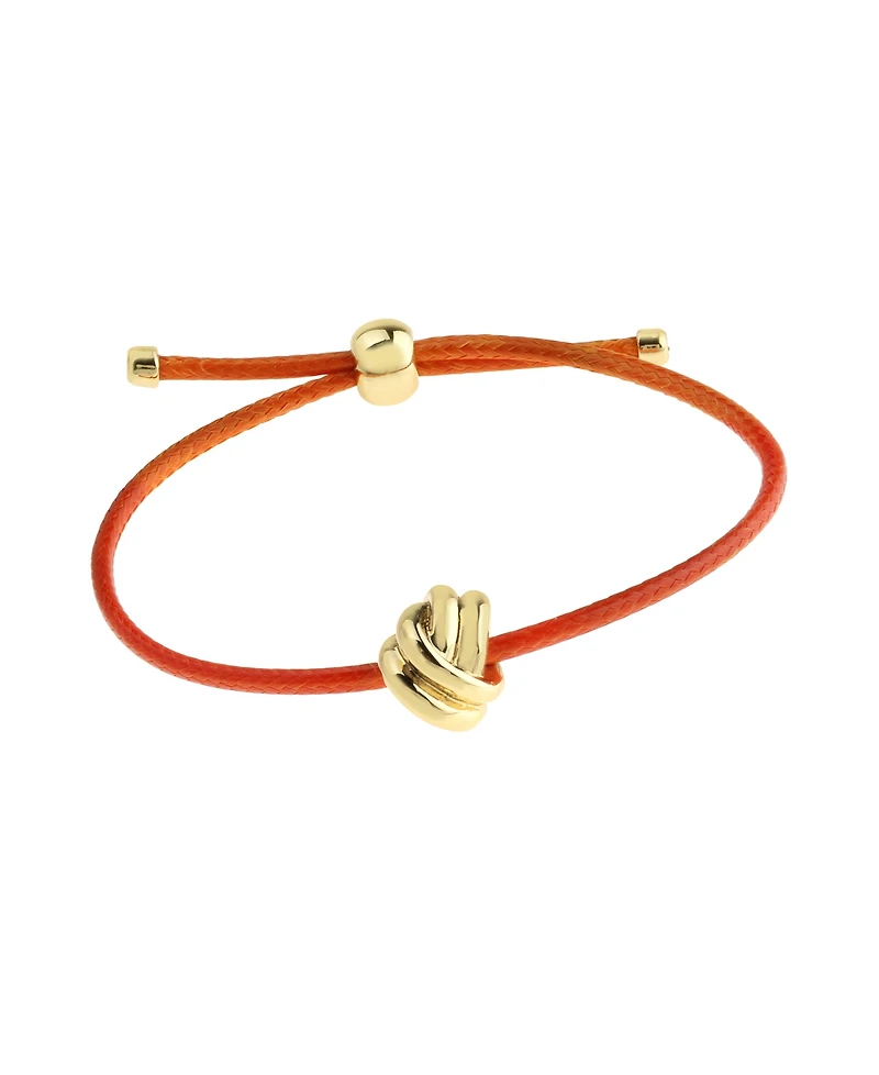 Steve Madden Pink Knot Friendship Slider Bracelet