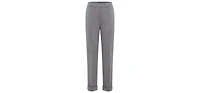 Olsen Lisa Fit Micro Pattern Cropped Pant