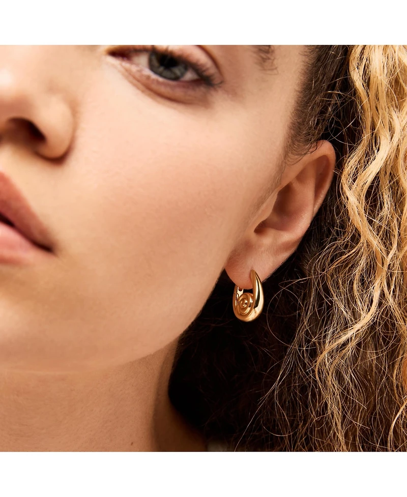 Ana Luisa Gold Statement Earrings - Ariel Hoops