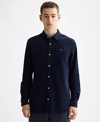 Scotch & Soda Men's Regular Fit Chest Embroidered Shirt