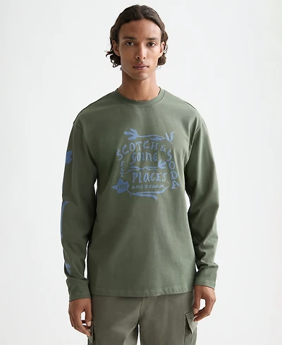 Scotch & Soda Men's Relaxed Fit Artwork T-Shirt