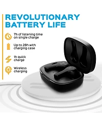 Treblab WX8 Bluetooth Wireless Earbuds with Charging Case
