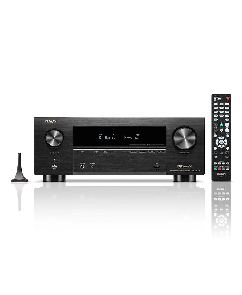 Denon Avr-X3800H 9.4 Channel 8K Receiver with AudioQuest Sky 3m Hdmi Cable