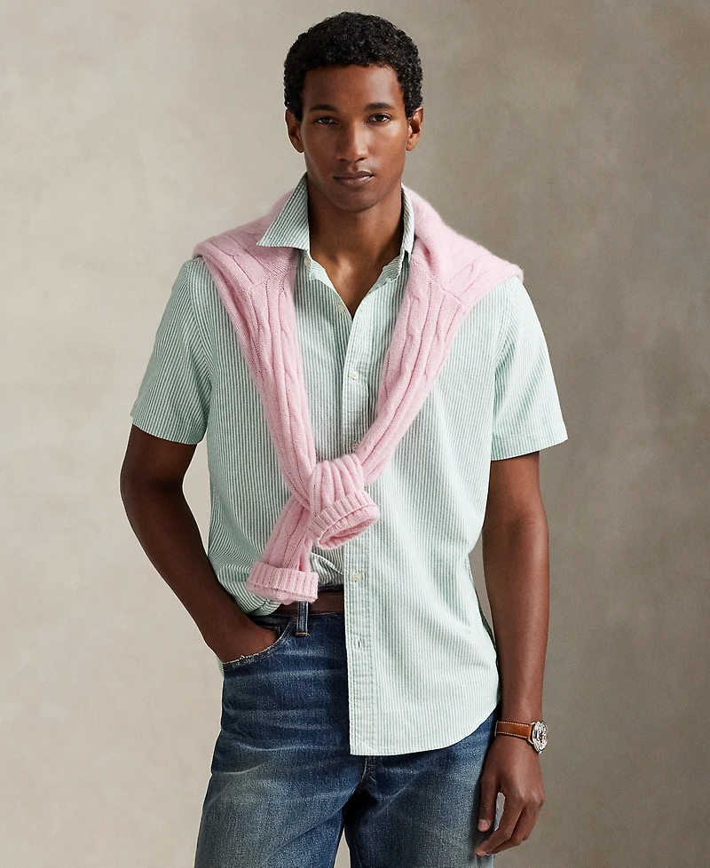 Polo Ralph Lauren Men's Classic-Fit Striped Oxford Shirt