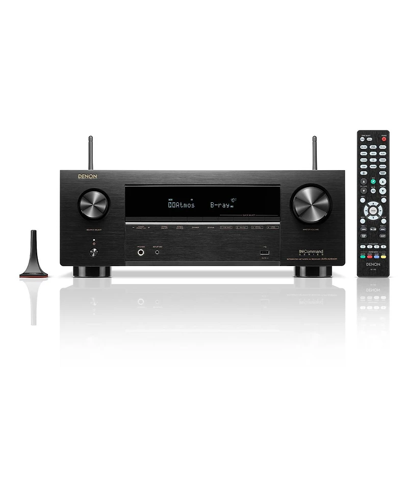 Denon Avr-X2800H 7.2 Channel 8K Receiver with AudioQuest Sky 3m Hdmi Cable