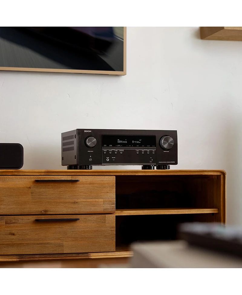 Denon Avr-S670H 5.2 Channel 8K Home Theater Receiver with AudioQuest Sky 3m Hdmi Cable