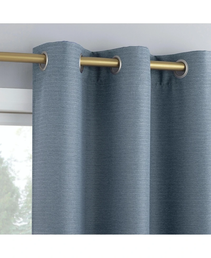 No. 918 Lance Textured Semi-Sheer Grommet Curtain Panel
