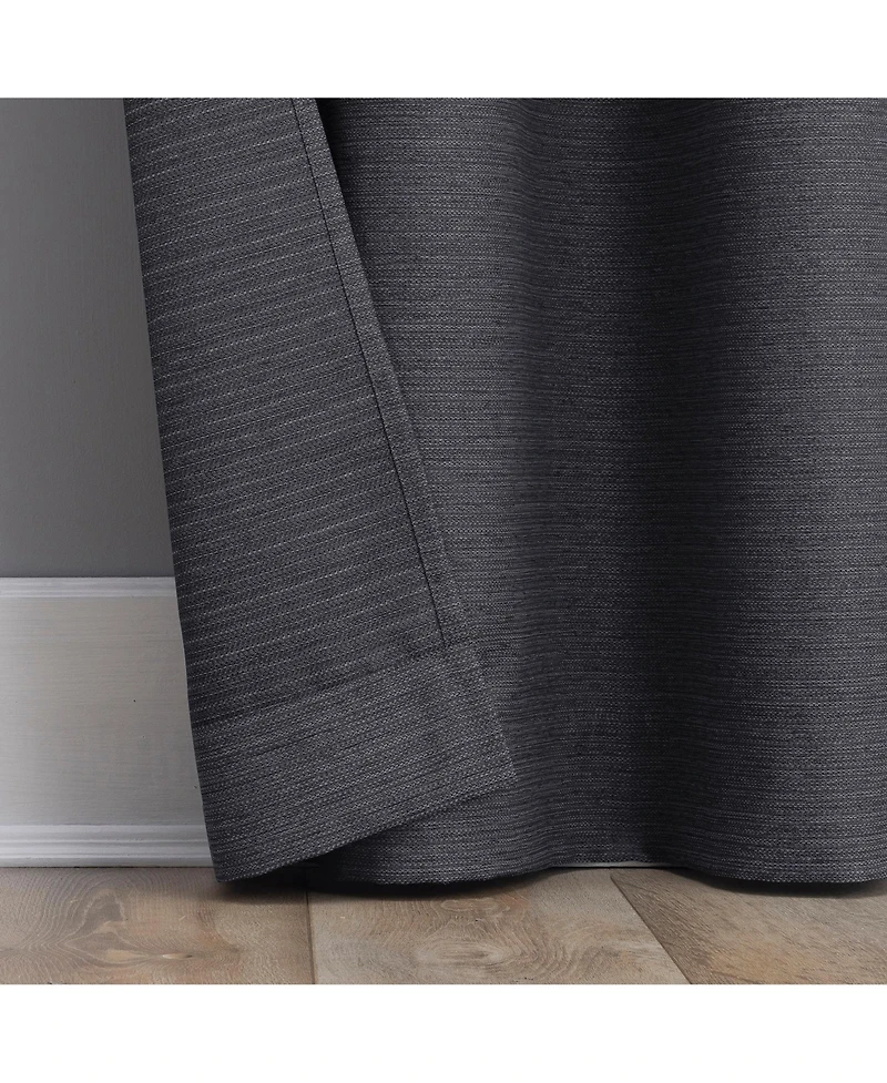 No. 918 Lance Textured Semi-Sheer Grommet Curtain Panel