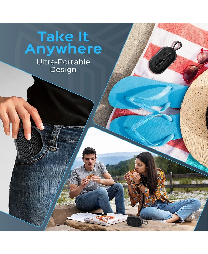 Treblab Hd-Go Portable Bluetooth Speaker
