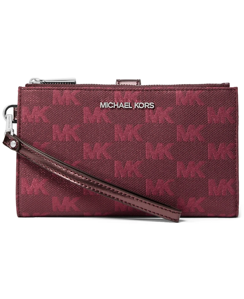 Michael Kors Women's Jet Set Double Zip Wristlet
