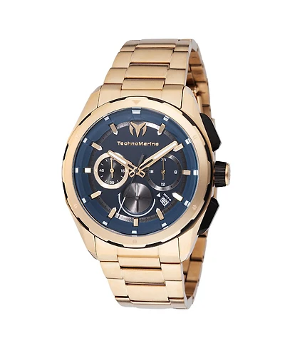 Technomarine Men's Tm-318096 Ocean Quartz Navy Blue Dial Watch
