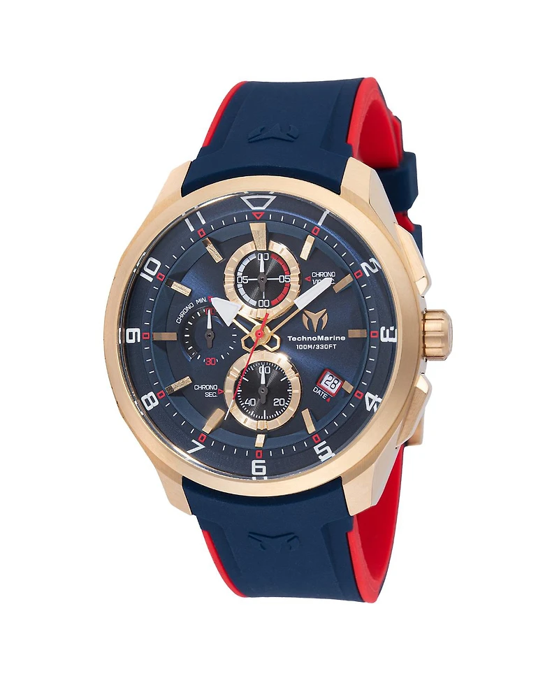 Technomarine Men's Tm-318127 Ocean Quartz Navy Blue Dial Watch