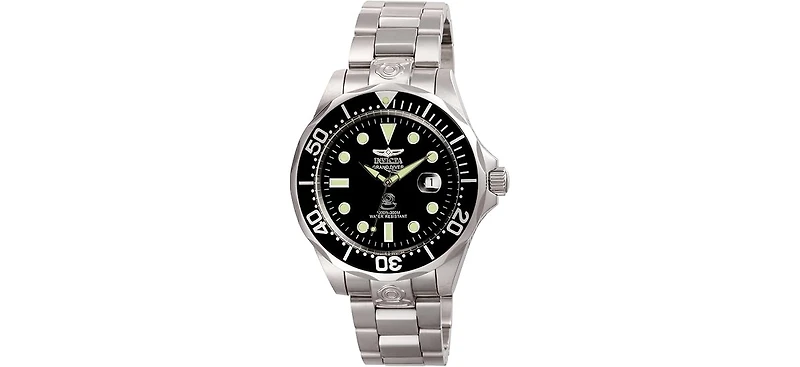 Invicta Men's 3044 Pro Diver Automatic 3 Hand Black Dial Watch