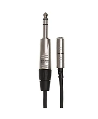 Hosa Technology 5' Rean 3.5mm Trs Female to 1/4" Trs Male Pro Headphones Adapter Cable