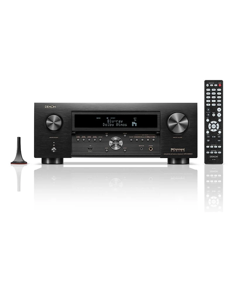 Denon Avr-X6800H 11.4 Channel 8K Receiver with AudioQuest Sky 3m Hdmi Cable