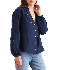 Paneros Clothing Women's Embroidered Camilla Blouse