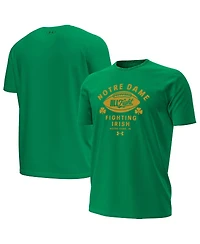 Under Armour Men's Kelly Green Notre Dame Fighting Irish Football T-Shirt