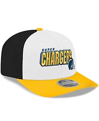 New Era Men's White/Gold Los Angeles Chargers Super Chargers 9SEVENTY Adjustable Hat