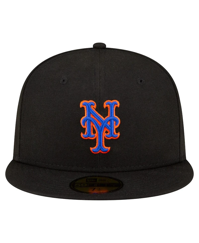 New Era Men's Black York Mets 2025 Mlb Little League Classic 59FIFTY Fitted Hat