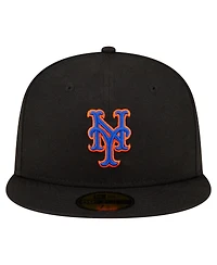 New Era Men's Black York Mets 2025 Mlb Little League Classic 59FIFTY Fitted Hat