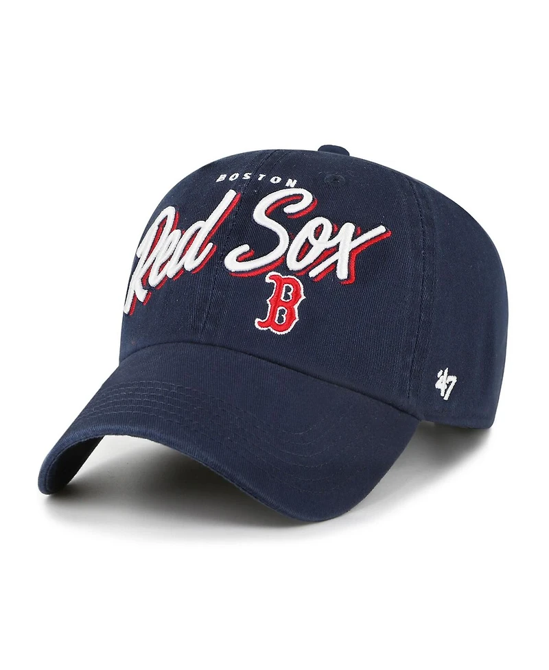 '47 Brand Women's Navy Boston Red Sox Ariana Clean Up Adjustable Hat
