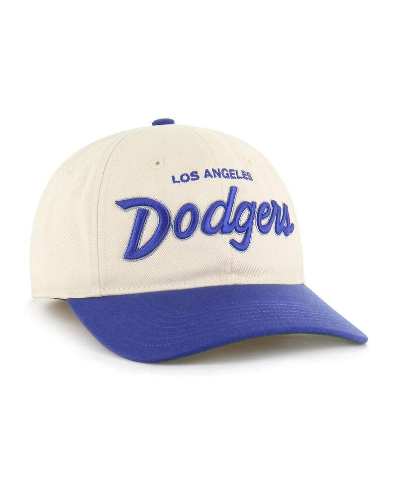 '47 Brand Men's Natural Los Angeles Dodgers Crosstown Franchise Fitted Hat