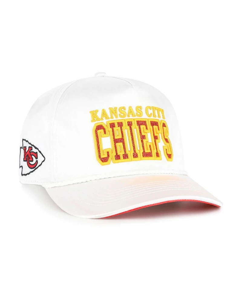 '47 Brand Women's White Kansas City Chiefs Outspoken Hitch Adjustable Hat