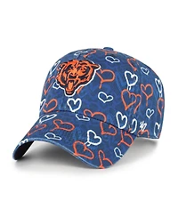 '47 Brand Big Girls Navy Chicago Bears Mural Clean Up Adjustable Hat