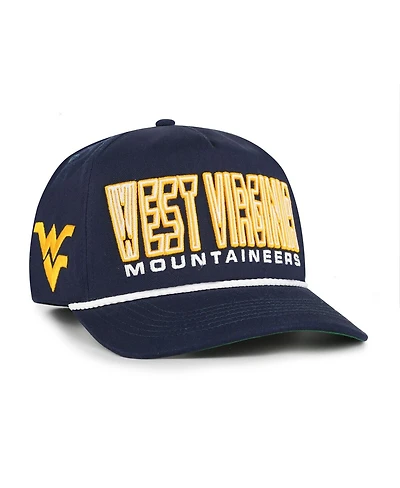 '47 Brand Big Boys and Girls Navy West Virginia Mountaineers Byline Hitch Adjustable Hat