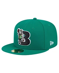 New Era Men's Kelly Green Boston Celtics Deceptor 59FIFTY Fitted Hat