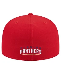 New Era Men's Red Florida Panthers Deceptor 59FIFTY Fitted Hat