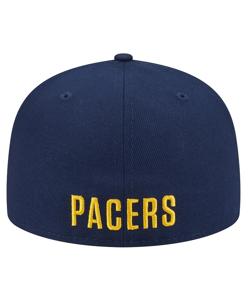 New Era Men's Navy Indiana Pacers Deceptor 59FIFTY Fitted Hat